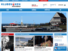 Tablet Screenshot of klubbviken.se